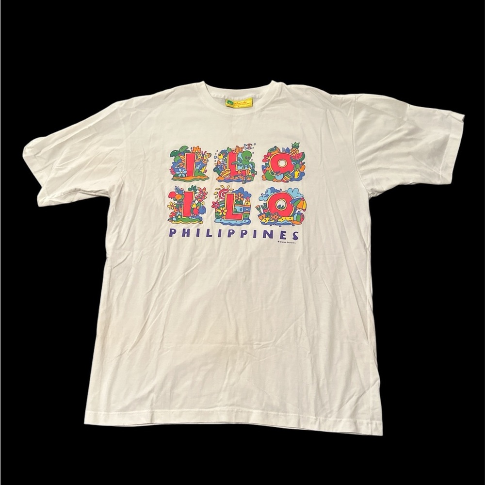 White T-shirt w Philippines detail